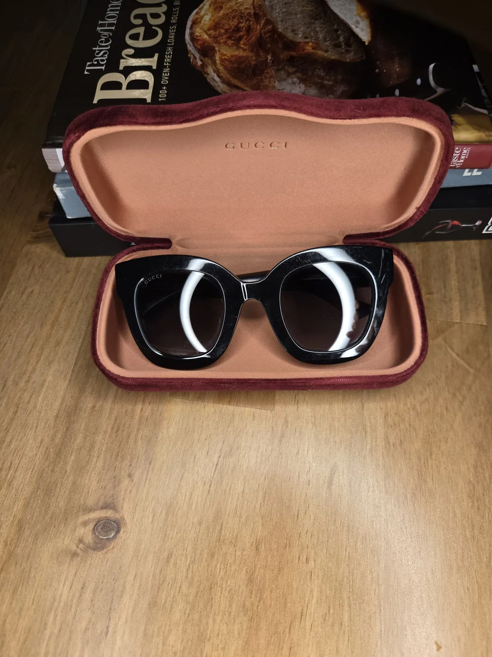 Gucci Black Cat-Eye Sunglasses